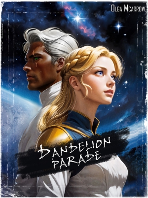 Illustration for the book 'Dandelion Parade' - space fantasy about a starship flying through dreams