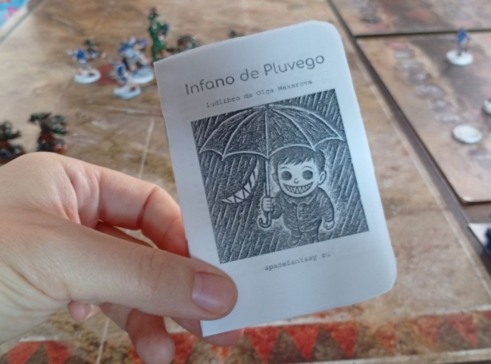 Pluvinfano - PDF de papera versio de interaktiva libro-ludo, hororo, noir-detektivo, libro-ludo, urba legendo